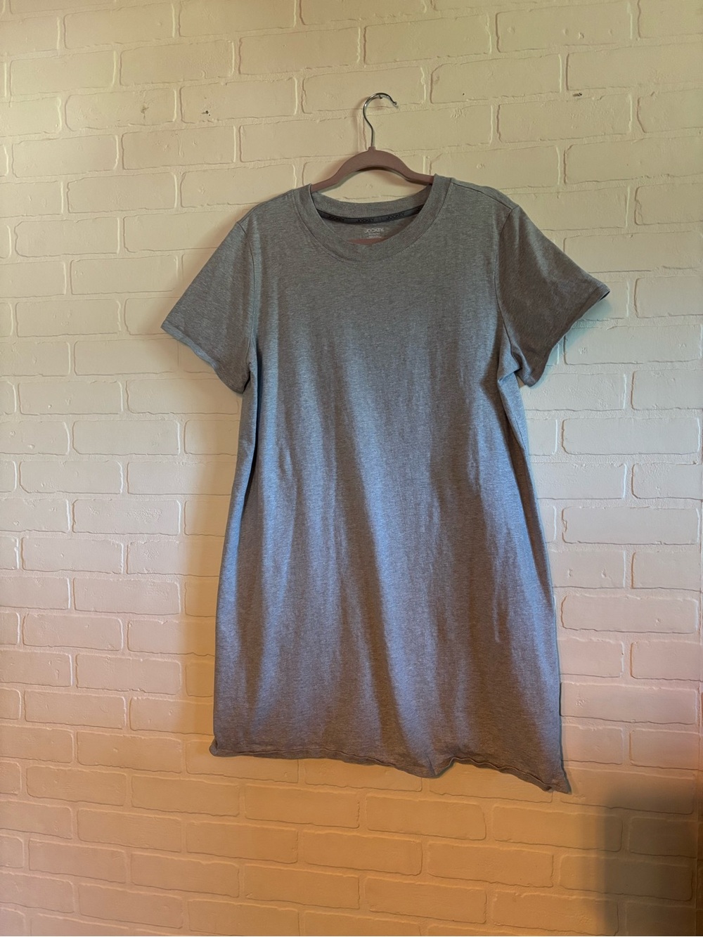 Jockey Grey Mini T-Shirt Dress